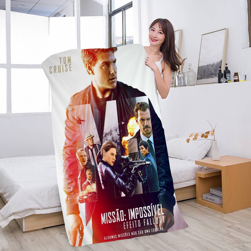 Pop Movie Mission Impossible Microfiber Beach Towel Absorbent Quick dry Soft Yoga Swimming Resort Mountain Climbing Towel