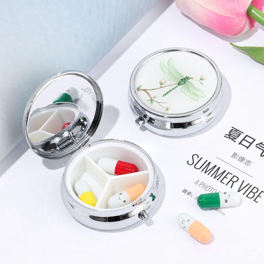 Candy Portable Travel Pill Cases Pill Box Makeup Storage Container Medicine Organizer