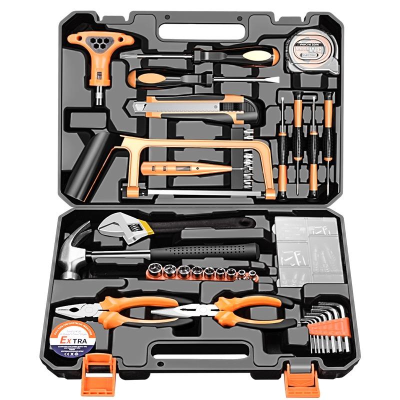 Household Hardware Hand Tool Set With Storage Tool Box Complete Combination Kit Gift Tool Set For Home Repair