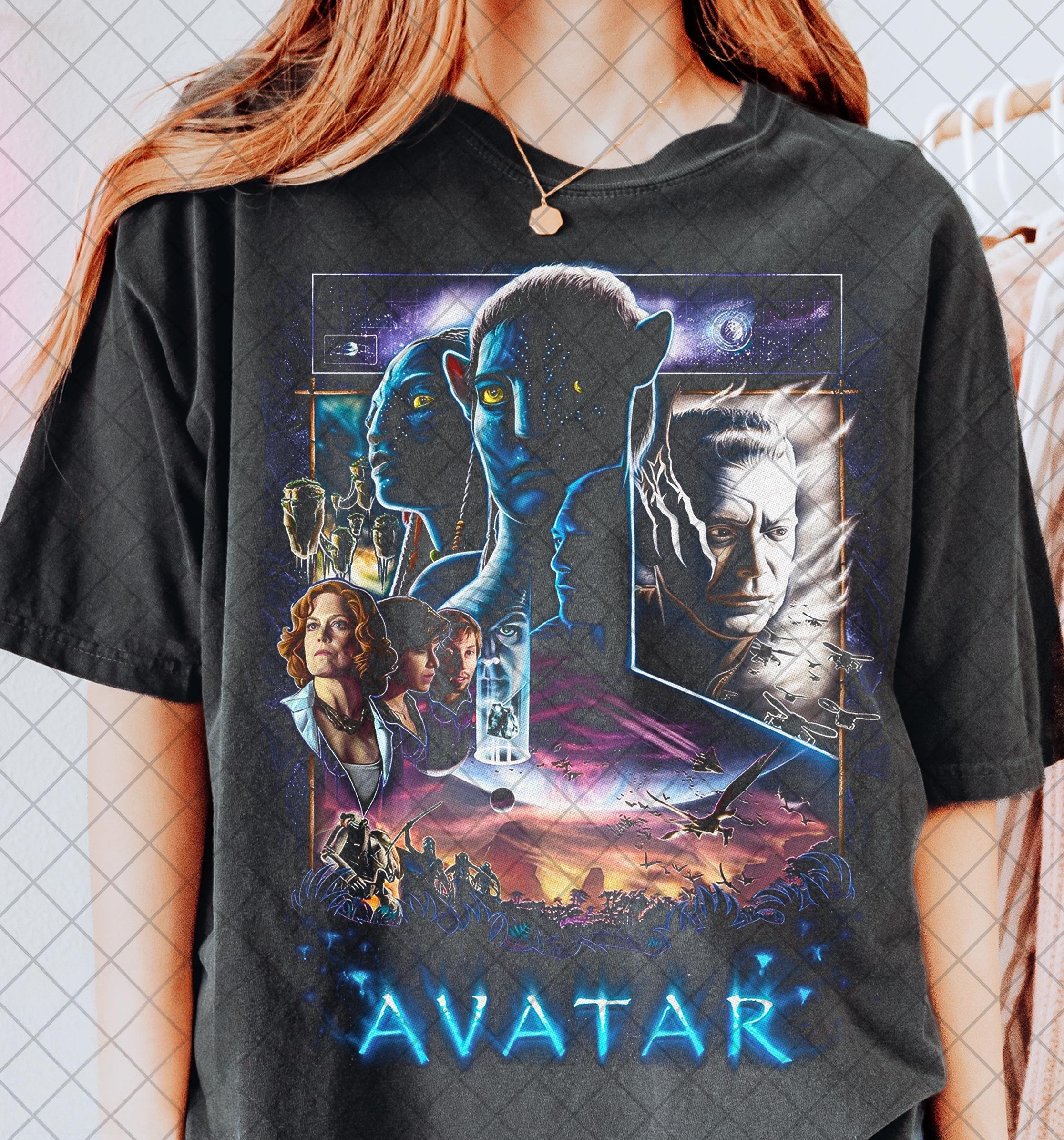 

Ретро 90-х Comfort Colors Аватар Винтажная футболка Подарок для женщин и мужчин Унисекс 100% Чистый хлопок Печатная дышащая футболка S