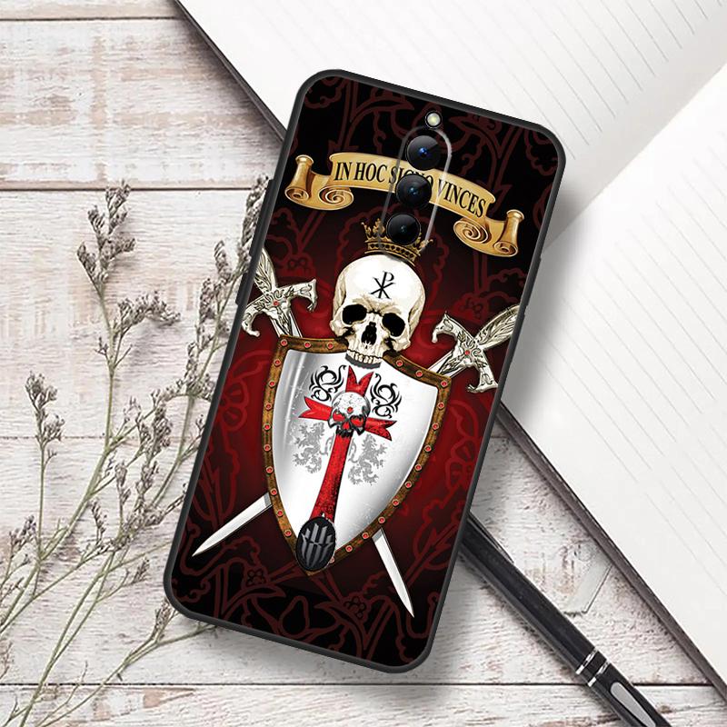Knights Templar Case For ZTE Nubia Red Magic 10 Air 6S 7S 6 7 Pro RedMagic 8 9 8S 9S 10S 11 Pro Plus Cover