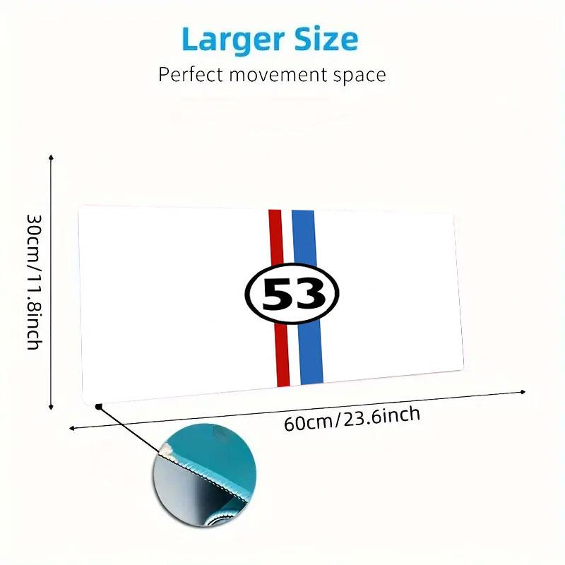 Martini Racing Large Size Mouse Pad Large Gaming Table Cushion Non-slip Laptop Tablet Big Mousepad XXL Mat Mini PC Playmat With Lock edge