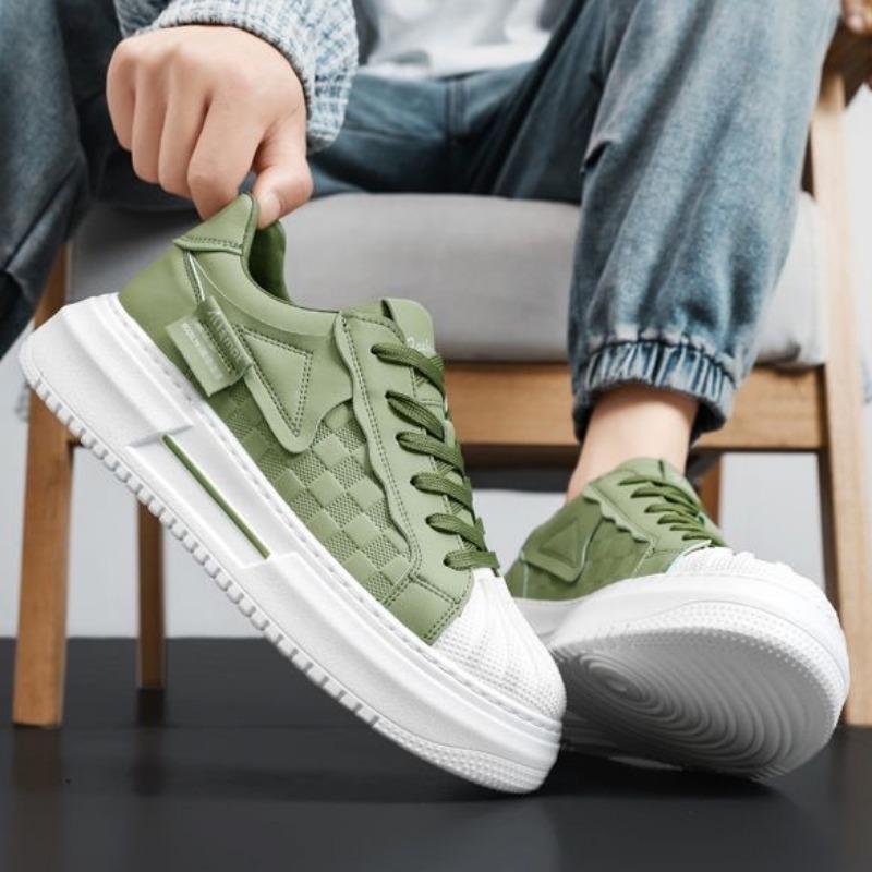 Fashion 2025 Designer Brand Men's Sneakers Luxury Athletic Men Platform Shoes Student Board Shoe Outdoor No Slip Walking Footwear Hombre