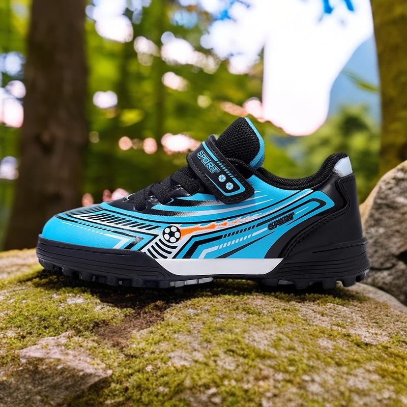 2025 New Boys Shoes Non-slip Training Leather Waterproof Velcro Casual Sports Shoes Sports Shoes Football Shoes