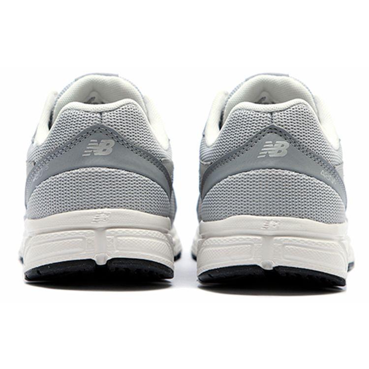 New Balance Nr. 480 Bequemes Sportgewebe Synthetisches Leder Low Top Lässige Laufschuhe Damen Sneaker Grau Weiß W480KR5
