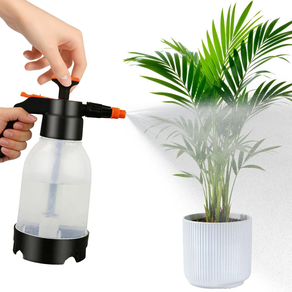 1.2L Car Wash Spray Bottle Hand Held Water Spray Unit Garden Pump Sprayer for Indoor Plants Car Cleaning and Household Use