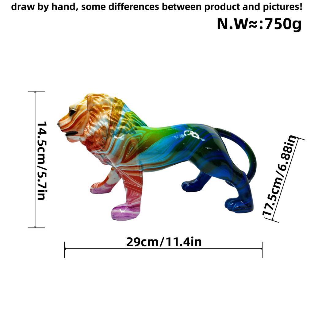 Office Use Decoration Animal Sculptures House Lion Decorations Everything Goes Smoothly Wealthy Nice Compact Lion New