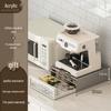Coffee Capsule Display & Storage Stand with Drawer for Tea Bags and Machine Base