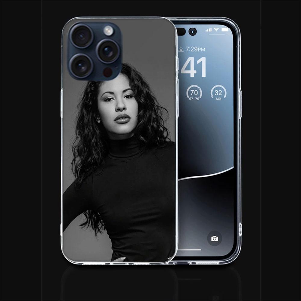S-Selena Quintanilla Clear Phone Case For Iphone 17 Air 16 Pro Max 15 Pro 14 Plus 17E 16E 11 13 12 Mini Cover Cases Fundas Cell