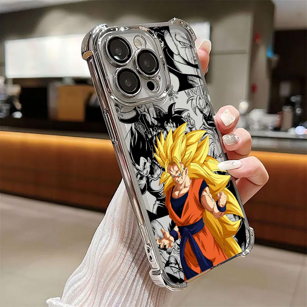 Dragons Balls GT Goku Funda For iPhone 18 17 Pro 16 15 14 13 12 11 Pro Max Case Plus 17E 16E 17 Air Silicone Protection Phone Cover