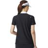 TaylorMade Slit Collar S/S Mock Black L Women's 25SS UN686
