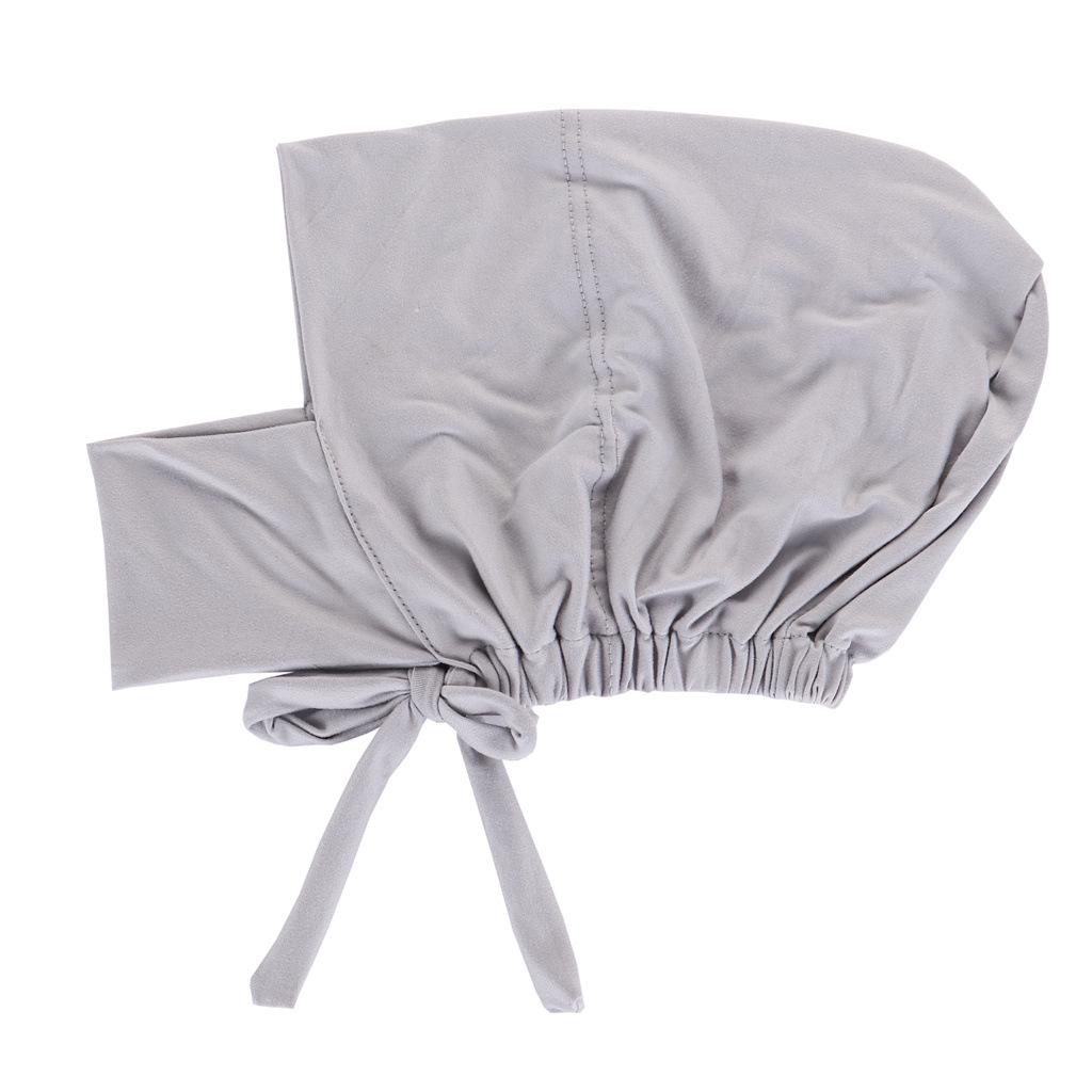 Multicolor Elastic Milk Silk Snood Hat - Adjustable Hair-Hiding Headscarf