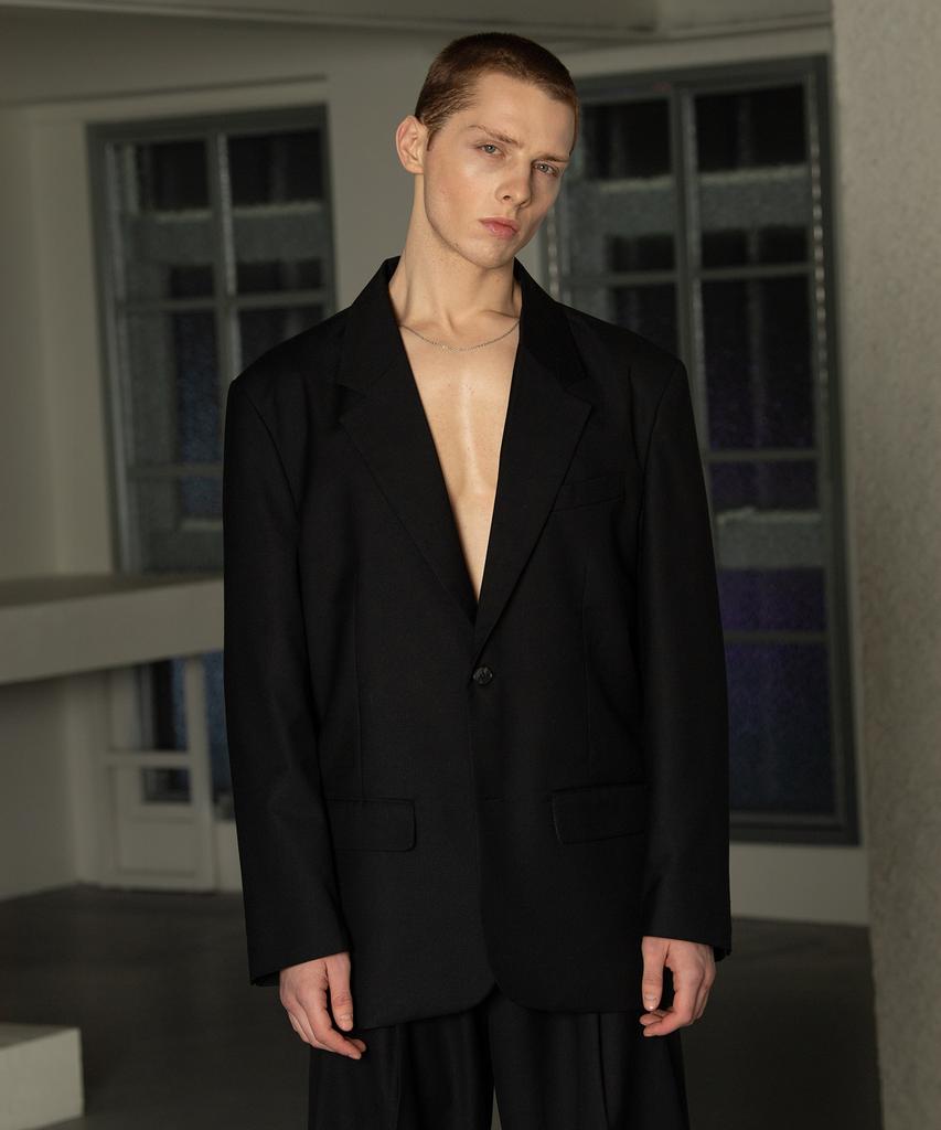 Decoroso Tailor Oversized Wide Setup Suit [Black]