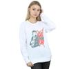 David Bowie Womens/Ladies Mono Guitar Sweatshirt