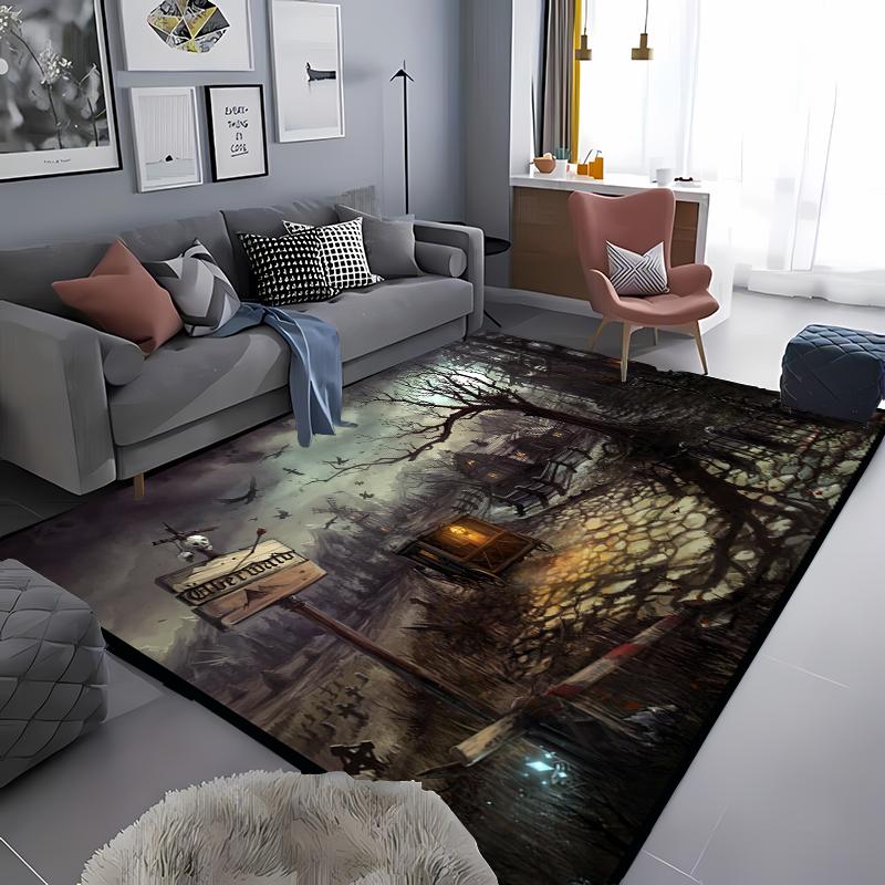 3D Artwork Trees Printing Large Area Carpets for Home Living Room  Kids Bedroom Sofa Doormat Kitchen Floor Rugs Anti-slip  Decor