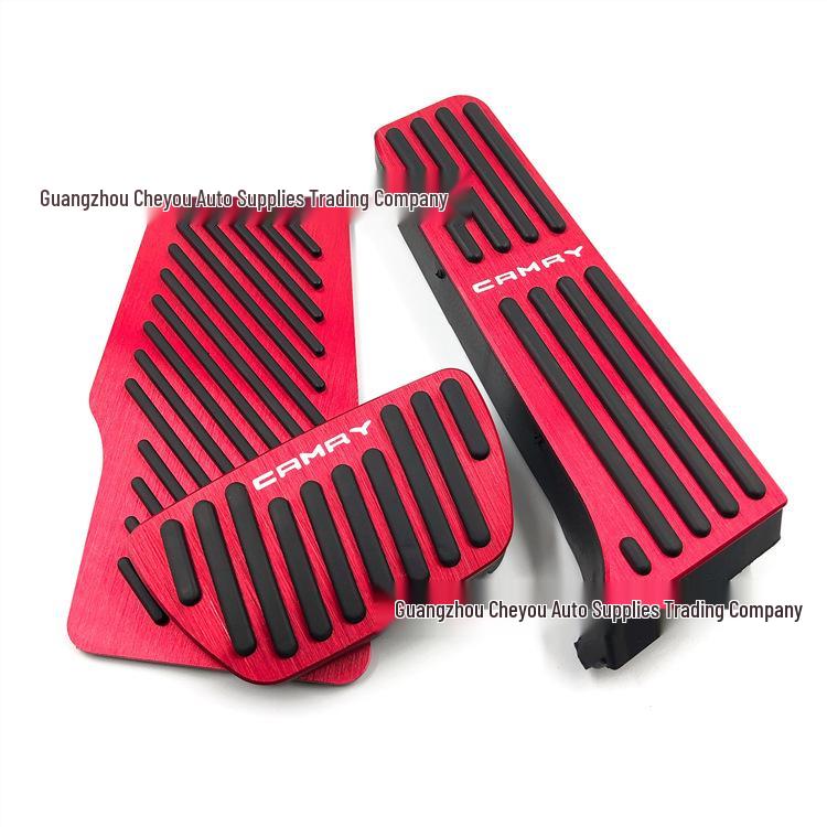 Non-Slip Accelerator & Brake Pedal Covers for 18-19 Toyota Camry Interior Modification