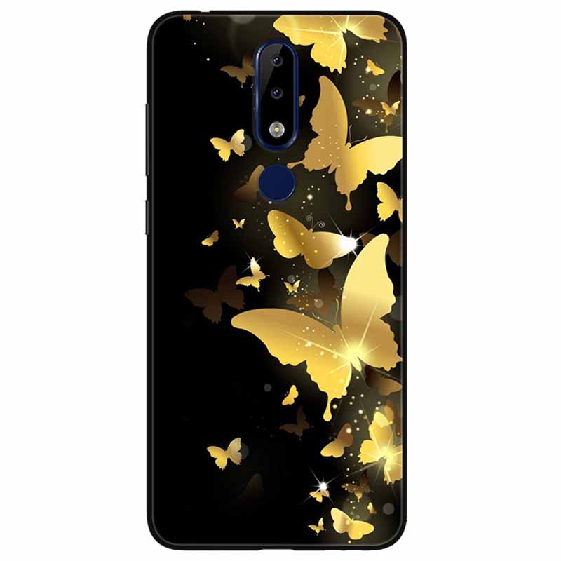 For Nokia 5.1 Plus Case Soft Silicone Cartoon Fashion TPU Phone Cases for Nokia X5 Cover 5.1Plus Cute for NokiaX5 Protective