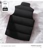 Korean Style Men's Casual Sleeveless Down Cotton Vest - Autumn/Winter, Plus Size