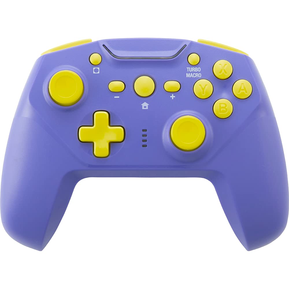 With Rear CYBER Gyro Controller Wireless Type Purple X Yellow Switch [Continuous fire/Equipped Button] / (for SWITCH) -