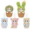 Mofusand Shark Cat Plush Toy With Keychain For Girls And Teens Collectible Gift