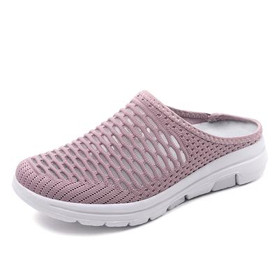 Damen Frühling und Sommer atmungsaktiv rutschfest neu leicht Walking Halbschuhe lässige Sport Damenschuhe große Größe