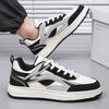 Men's shoes sports shoes spring and summer new student flat shoes low-top casual shoes large size thick-soled breathable board shoes men