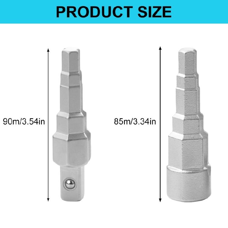 High Carbon Steel Radiators Step Wrenches Adapter 5 Hex Head Design Connectors For Valves Maintenance And Repair