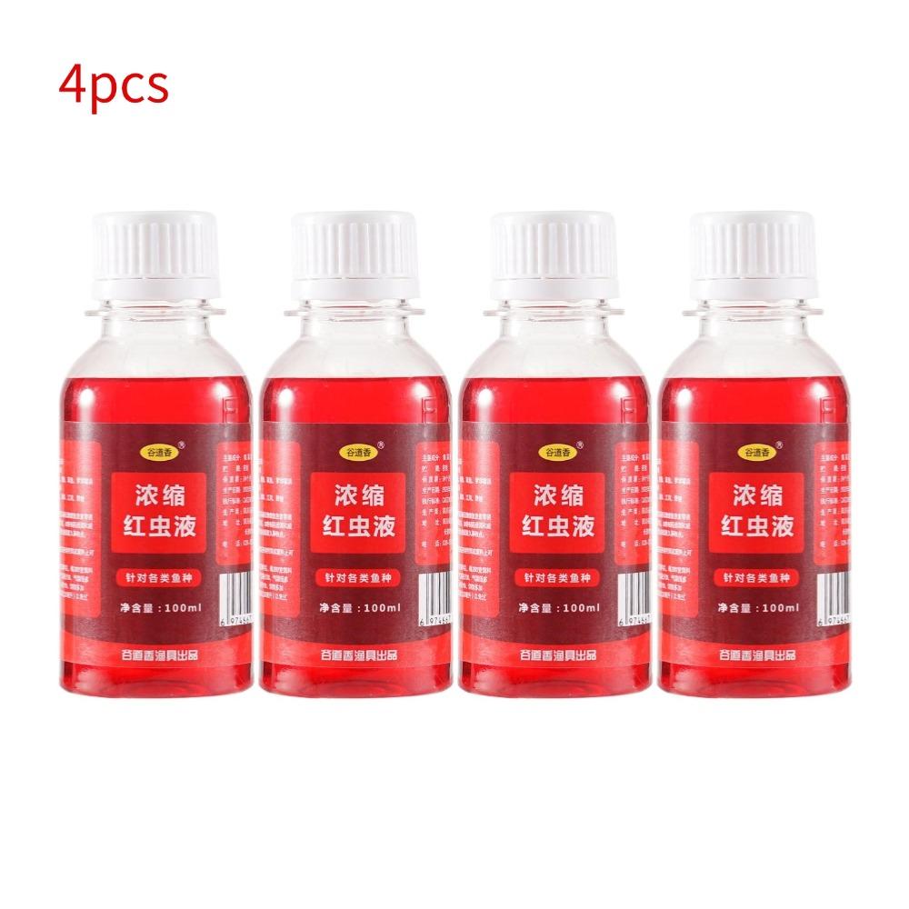 Liquid Fish Bait Concentrated Fish Bait Additive Red Worm Liquid Blood Worm Scent Fish Attractant Liquid Fish Bait Additive