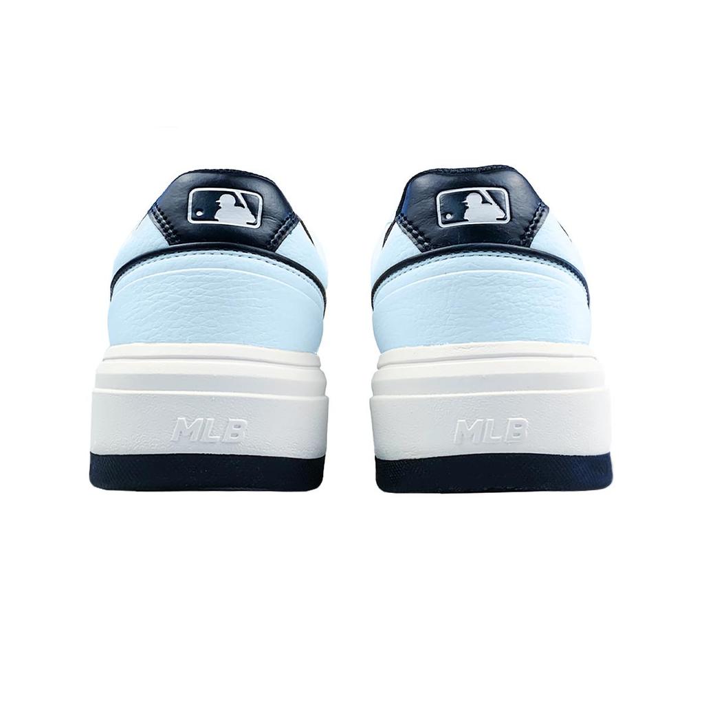 MLB New York Yankees Wear Resistant And Lightweight Low Top Skateboard Shoes Unisex White 3ASXCA12N-50WHS(Team47-MLB)