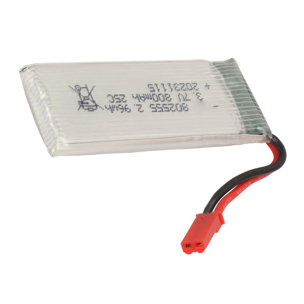 3.7V 800mAh Lithium Battery 3.7V 800mAh 25C Lipo Battery With JST Plug for F181 F163 H12C Quadcopter