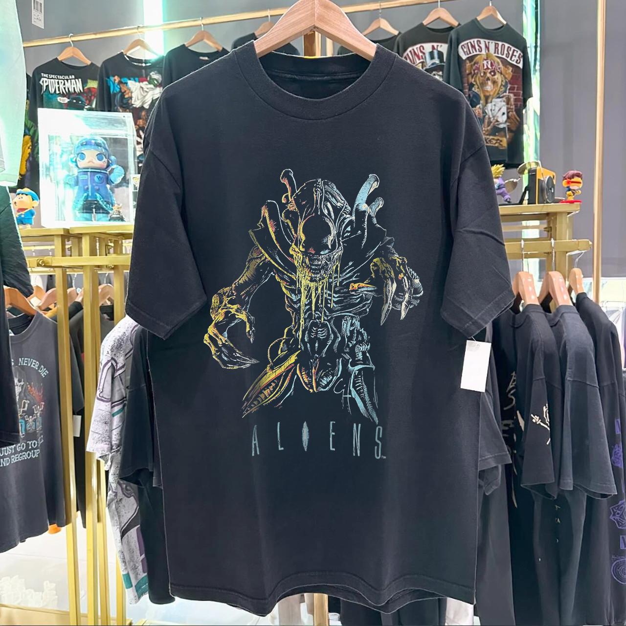 90s Aliens Rare T-Shirt Black S XL