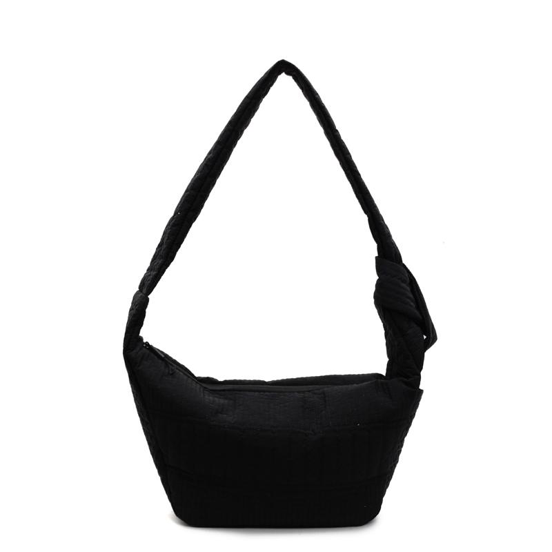 Pleated Hobo Bag Women's Large Capacity Lightweight Commuter Shoulder Bag Crossbody Bag