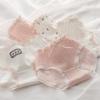 A-class baby cotton pure cotton crotch women's underwear, skin friendly, breathable, soft, high elasticity mid waist girls' triangle pants