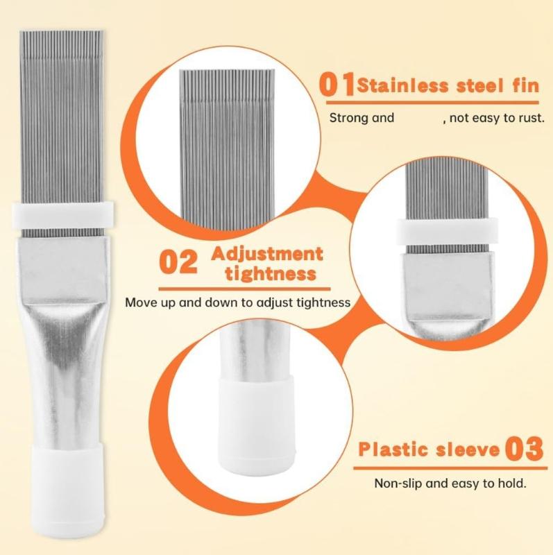 Plastic Air Conditioning Fin Comb Accessories Condenser Radiator Fin Brush for Auto Cooling System Condenser Comb Kit