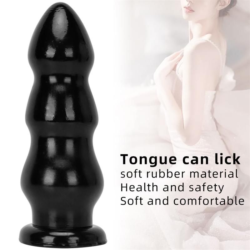 Plug anali con dildo gigante da 11 cm Forniture per fisting Prodotti per adulti anali sciolti femminili extra large e spessi extra