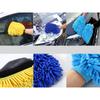Motorcycle Cleaning Gloves Suitable for Automotive Detailing, Motorcycle Maintenance, Household Plush (Double-Sided)