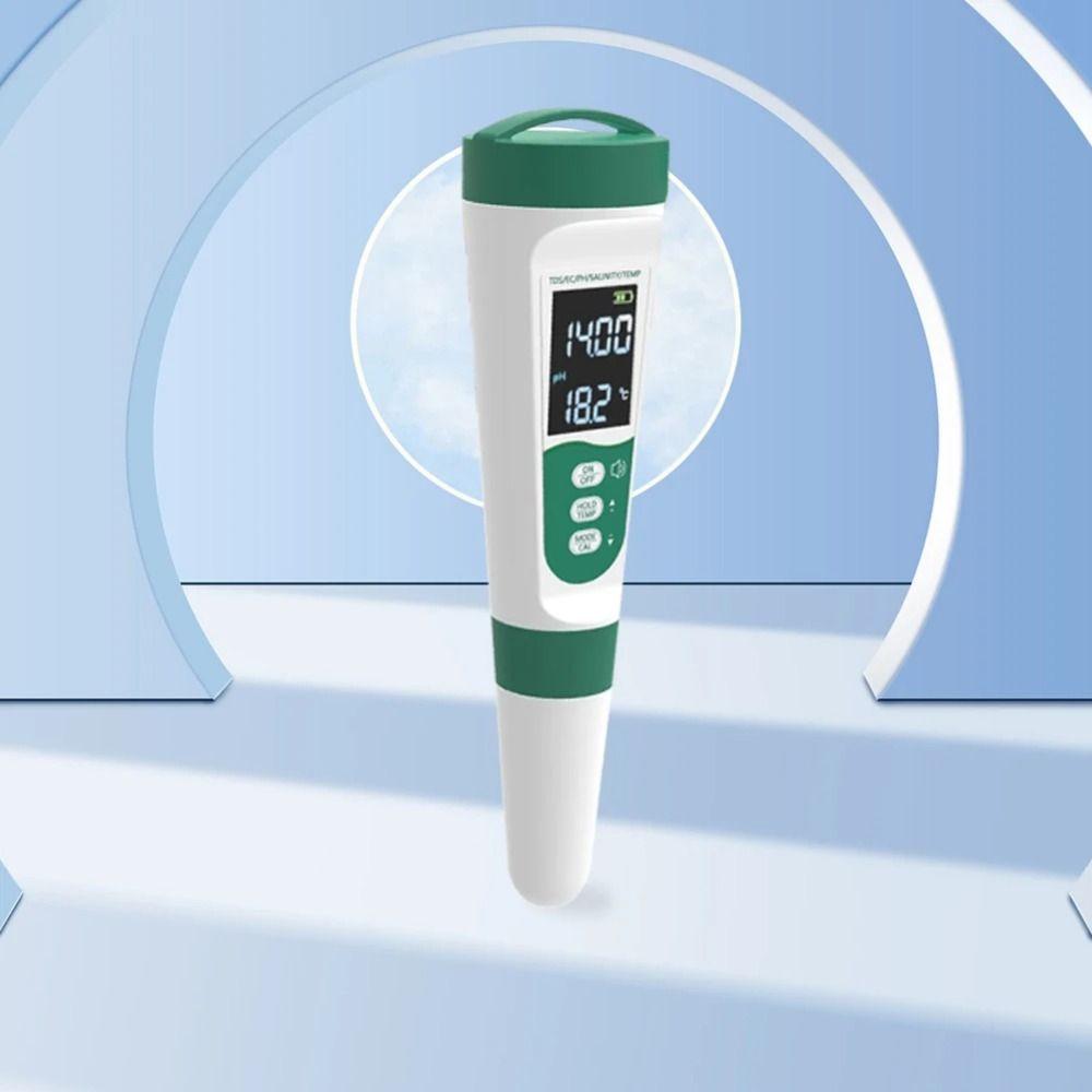 LCD Display Water Quality Test Pen 5 in1 TDS Tester Portable Water Test Pen