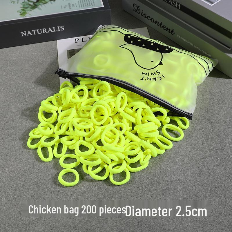 High-Elasticity Hair Ties for Girls - Gentle on Hair, Perfect for Children's Hairstyles