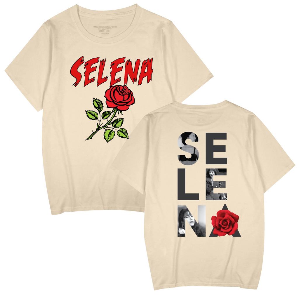 Singer Selena Quintanilla TShirt Women Short Sleeve Cotton Tshirts Casual Summer ONeck Cool Tees Shirt