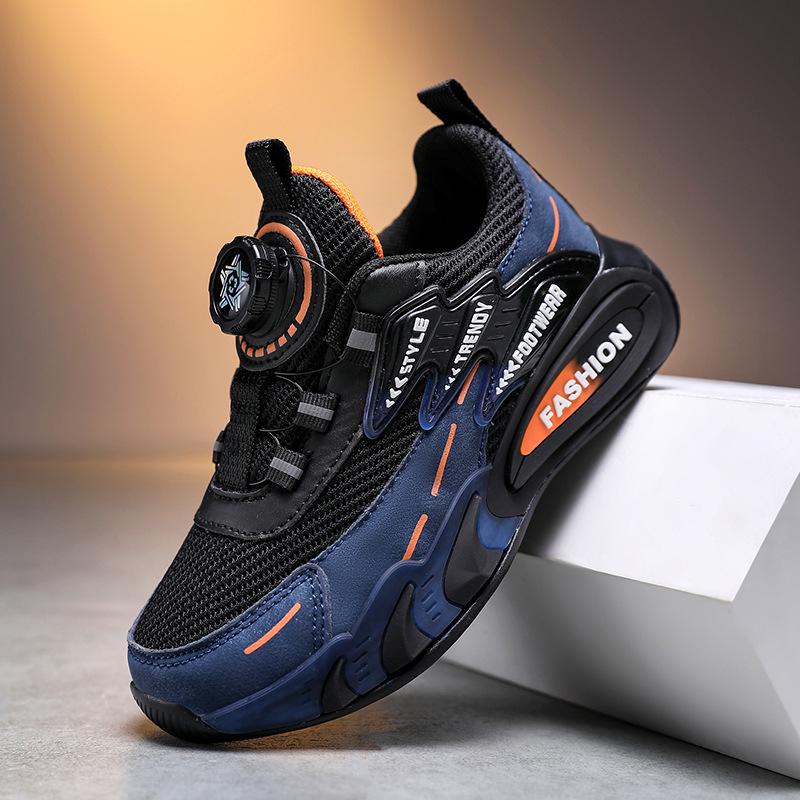 

Boys Breathable Casual Sports Shoes for Running 40 темно-синього кольору