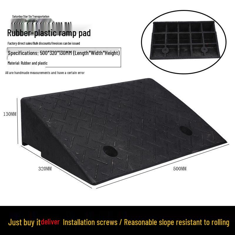 Rubber Speed Bump & Threshold Ramp for Home and Car