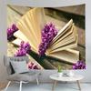 Blossoming Tree Tapestry Many Pink Flowers Tapestry Natural Landscape Tapestry Art Home Living Room Bedroom Decor Tapestries