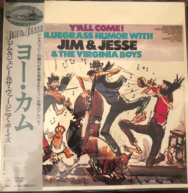 

Виниловая пластинка JIM JESSE THE VIRGINIA BOYS Yall Come Bluegrass Humor With Ji 20AP20 EPIC 1976 Япония КантриФолк Б/у