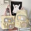 Children's Schoolbags Elementary School Girls Junior High School College Students Two Piece Set Large Capacity Backpacks