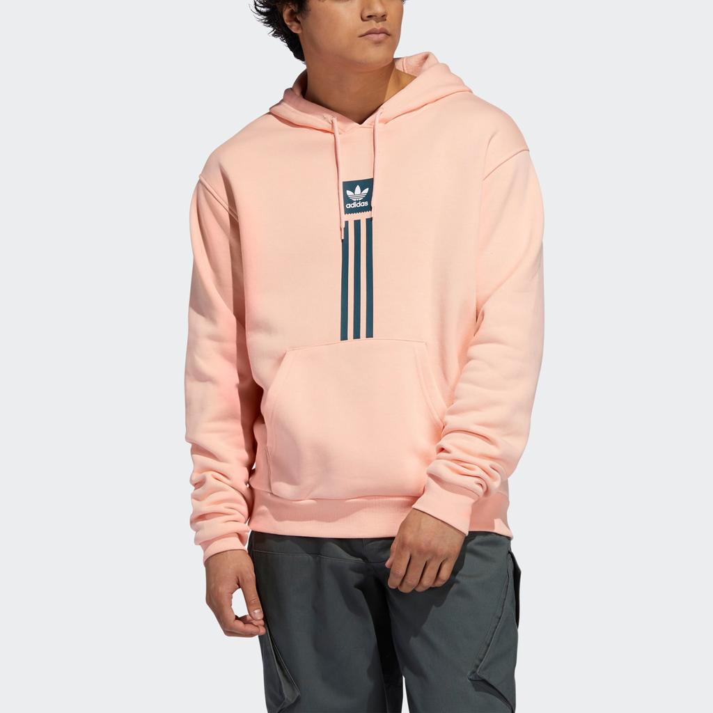 adidas Originals Trefoil Casual Sport Pullover Hoodie Men Tops Pink EH5265