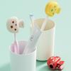 1pc Cute Cartoon Toothbrush Clip Travel Case - Dustproof Protective Cover with Adorable Bear Design, ABS Material, Portable Storage Box