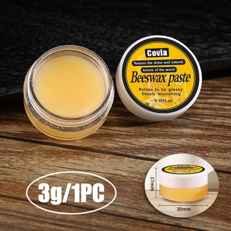 3g/25g Beeswax Paste Wood Care Wax Restore Wood's Natural Shine Tool Beeswax Polisher Waterproof Furniture Care Maintenance