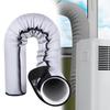 Insulated Portable Air Conditioner Hose Cover With Adjustable Straps Easy Installation Black Sleeve for Duct Vent