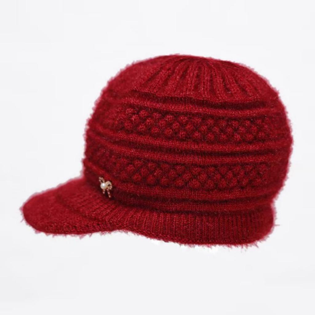 Warm Hat, Ear Protection Hat, Women's Hat, Woolen Hat, Cold Hat, Warm Knitted Hat