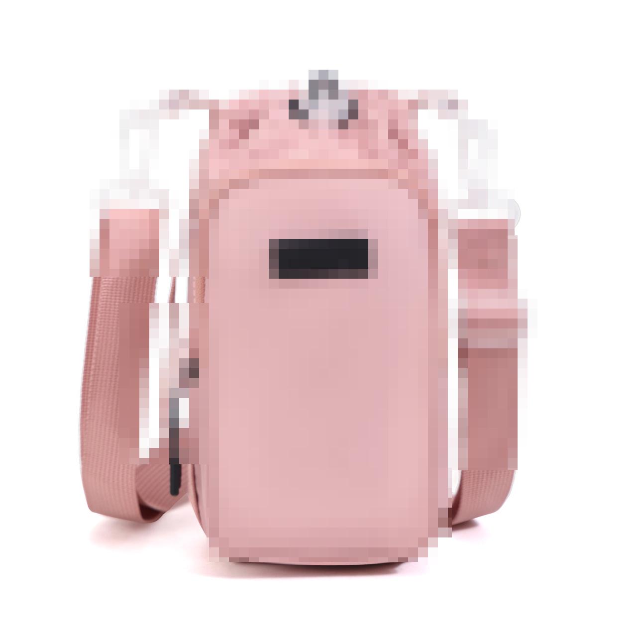 

Универсальная многофункциональная сумка кроссбоди для чайника и телефона - Минималистичная, Портативная, Повседневная, для улицы/поездок, со шнурком для бутылки с водой. розовый